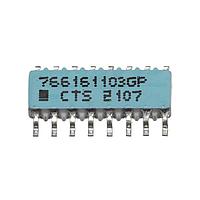 CTS Electronic Components 766161103GP Networks 10Kohms 16Pin 2% Bussed