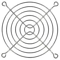 Qualtek Electronics 08134 Guard 92mm Wire Form Fan Guard, Bright Nickel Chrome Finish
