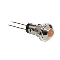 BIVAR MPC5AD Indicators 5mm Amb LED Dif Lens Mtl Panel Mnt Ind.