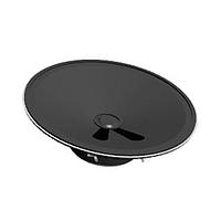Same Sky (formerly CUI Devices) GF0922 Electromagnetic speaker, 92 mm round, 29 mm deep, paper, ferrite, 2 W, 8 ohm, 300 Hz, solder eyelets
