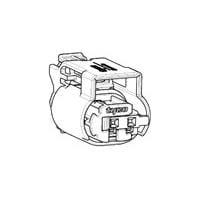 AMP Connectors - TE Connectivity 1-1438608-1 Housing Assembly HSG ASSY 2 POSN MQS CLEAN BODY