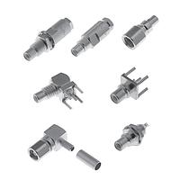 Radiall R112186000W Connectors SMC / RIGHT ANGLE PLUG CRIMP TYPE CABLE 2.6/50+75 S