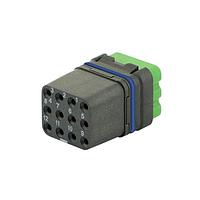 Eaton Souriau-Sunbank 8MQ2M1220BNES Modular Connectors - Push Pull MQuick module, sealed, without contact, delivered with cap