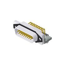 Amphenol CONEC 15-007653 High Density D-Sub Connectors 26 POS MALE HD SLIM CON D SUB RIGHT ANGLE TYPE PC TAIL UNC4-40 THD INSERT R/A BRACKET WITH PCB CLIP