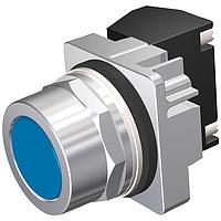 SIEMENS 52PM8A5K Flush PUSHBUTTON,MOM,BLU,FLUSH,2POS,1NO