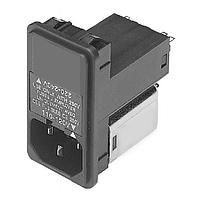 Delta Electronics, Inc. 03NB4 Modules IEC Filter, Compact, Single, 250VAC, 3A, Snap-In Mounting, N/A-Lug