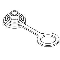CONXALL J15CAP Accessories Sealing Cap, 15 Amp Series Jack