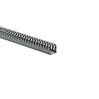 HellermannTyton 184-11001 High Density Slotted Wall Wiring Duct High Density Slotted Wall Wiring Duct, 1" x 1", Adhesive, PVC, Gray, 30ft/Box