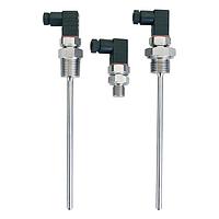 OMEGA PR-24-3-100-A-1/4 RTD Probes with Mounting Threads & Micro-DIN Connectors (NPT Male, 1/4 in, DIN 43650 C (solenoid valve), 250 °C, Class A)