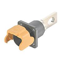 HARTING 09930010323 Housings Han S Bulkhead Mount Housing black M20 w/ male contact busbar