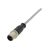 HARTING 21348400484005 Ethernet Cables / Networking Cables M12-A 4PIN MALE STRT SINGLE END 0.5M PVC