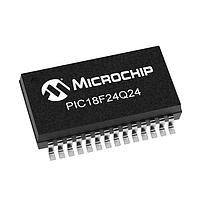 Microchip Technology PIC18F24Q24T-I/SS Microcontrollers 16KB Flash, 1KB RAM, 512bytes EEPROM, MVIO, 10b ADC2, 8b DAC, ACP, Comp, PWM,