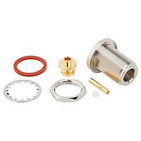 Amphenol RF 082-6097-RFX Connectors BULKHEAD JACK 50ohm SEMI RIGID .141