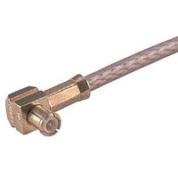 HUBER+SUHNER 16_MCX-50-1-7/111_NH Connectors MCX right angle cable plug(m)