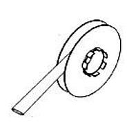 Raychem - TE Connectivity TTMS-MP-3.2-9 Wire Labels & Markers HS-TBG 3.2MM 3:1 WH PRICE PER METER