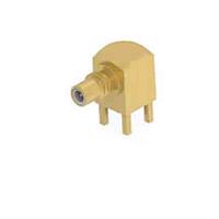 Linx Technologies - TE Connectivity 2477168-1 Coaxial Connectors SMC Jack Right Angle, PCB Through Hole, Brass Gold, PTFE,10 Ghz, 50 Ohm