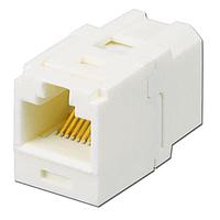 Panduit CC6X88IW Modular Mini-Com Coupler Module, Cat 6A, UTP, Of