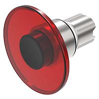 EAO 45-2630.2AE0.000 Switch Actuators Mushroom-head pushbutton actuator illuminated red transparent D60 maintain front/housing metal