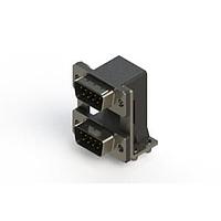 EDAC 661-009-664-04C Dual Port D-Sub Connectors Right-angle Dual Port D-Sub Connector