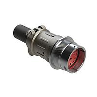 Amphenol SINE Systems AHDM04-24-18PR-059 Connectors Receptacle Kit, shell size 24, 18 positions, pin, reduced diameter seal, wide thread, cable clamp backshell