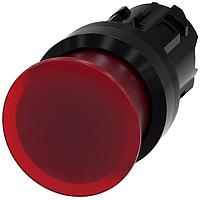 SIEMENS 3SU10011AD200AA0 Momentary ILLUM PUSHBUTTON,MOM, RED, MH CAP   30MM