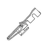 Aptiv 02973915-CT Terminals TERM TWIN LK FEM Cut Str of 20 pieces