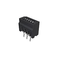 Amphenol FCI HLW5S-2C7LF Board Mount 1.00mm Flex Connectors, HLW-S series, 5 Position, Top Entry Non-ZIF Connector, 1mm (0.039inch) Pitch, Kinked Terminal