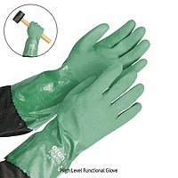DaiHan SL.Glo6733 Glove, High Level Functional, NBR Coating Palm, L300mm , 2X-Large