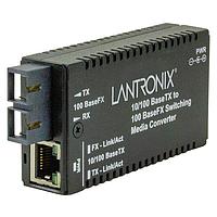 Lantronix M/E-PSW-FX-02(SM)-BR Media Converters MINI 10/100BASETX TO 100BASEFX SWITCH, SC SM, 20KM W/BR