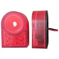 Mallory Sonalert PS-733EWDRQ Indicators 5-15DC 95DB 2.5-4.5HZ FS 32X46X18 RED