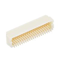 Hirose Electric DF20F-40DP-1H(52) Pin Header CONN HEADER SMD R/A 40POS 1MM