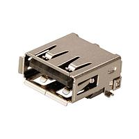 Kycon KUSBX-SMT4-ASFS1N-WTR USB Type A Connectors SMT USB A-TYPE Recep WHT GOLD FLASH