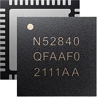 Nordic Semiconductor NRF52840-QFAA-F-R BLE 5.3, Bluetooth Mesh, NFC, Thread, Zigbee Multiprotocol Bluetooth 5.3 SoC supporting Bluetooth Low Energy, Bluetooth mesh, NFC, Thread and Zigbee