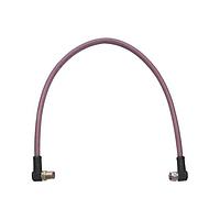 HARTING 21349091487010 Ethernet Cables / Networking Cables M12-B 4PIN M/F RA DOUBLE END 1.0M PUR