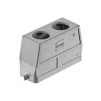HARTING 19300240457 Hoods 24B Hood Top Entry Single Lever, 2xM32