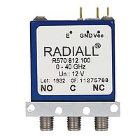 Radiall R570432100 Coaxial Switches SPDT Ramses SMA 18GHz Latching 12Vdc TTL Diodes Pins Terminals
