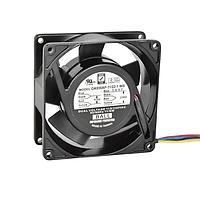 Orion Fans OA938AP-11/22-1WB Axial Axial Fan, 92x92x38mm, 115/230VAC, 41CFM, 11W/9W, 33dBA, Ball, Wire