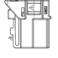 Yazaki 71236329 Wire Housing CONN 2P 250 M-LC NAT