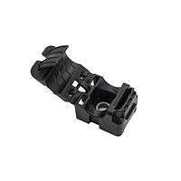 HellermannTyton 151-03539 Cable Clamps Bolt Mount Ratchet Clamp for High Torque, 0.50 - 0.77" Bundle, 0.33" Hole, PA66HIRHSUV, BK, 160/bag