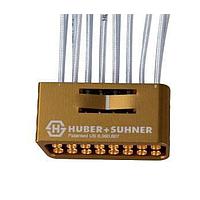HUBER+SUHNER MF53/2x8A_21MXP/21PC24_erg/229 RF Cable Assemblies Multicoax breakout, 2x8, MXP jack(f) to PC2.4 jack(f), 229mm