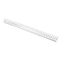 HellermannTyton 164-31008 Wire Ducting & Raceways HelaDuct Flex30 Wiring Duct, 1.18" Dia., 19.7" Length, Non-Adhesive, PP, White, 40/ctn