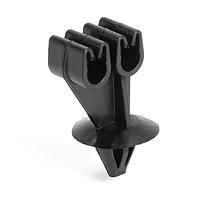 HellermannTyton 133-04044 Tube and Pipe Clip Tube and Pipe Clip with 6.5mm Arrowhead, 1.2-1.6mm Panel Thickness, PA66HIRHS, Black, 5000/ctn