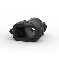 AMP Connectors - TE Connectivity 1670365-1 Accessories COVER MIXED,1 80,2-3POS,BK