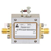 Fairview FMAM1027 2.2 dB NF Low Noise Amplifier Operating From 8 GHz to 12 GHz with 18 dB Gain, 13 dBm Psat and SMA
