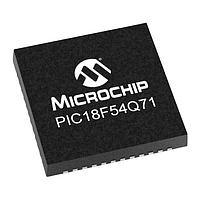 Microchip Technology PIC18F54Q71-E/6LX 8-bit Microcontrollers - MCU 16KB Flash, 1KB RAM, 2x OPA, 12-bit differential ADCC with computation, 8/10-bit