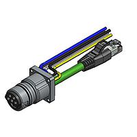 Amphenol CONEC 57-03037 Ethernet Cables / Networking Cables ENP-17-1-FSPST4PEDBU4-V5-45S-RS8.33-2/2/G6/150/034