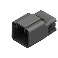 Yazaki 7282702640 Plug Housing SAFETY CONN HSG 2P LT GRY