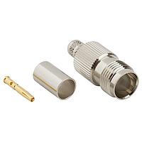 Amphenol RF 122125 Connectors TNC ST CRIMP JACK 75 OHM RG59 TEF