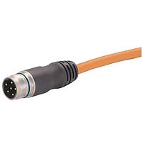 HARTING 21373700676100 Sensor Cables / Actuator Cables M23 6pole straight male open 10m PVC