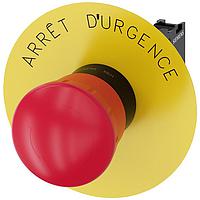 SIEMENS 3SU11001HB201CJ0 Push Turn EMERG-STOP, TWIST RELEASE RED MH   40MM